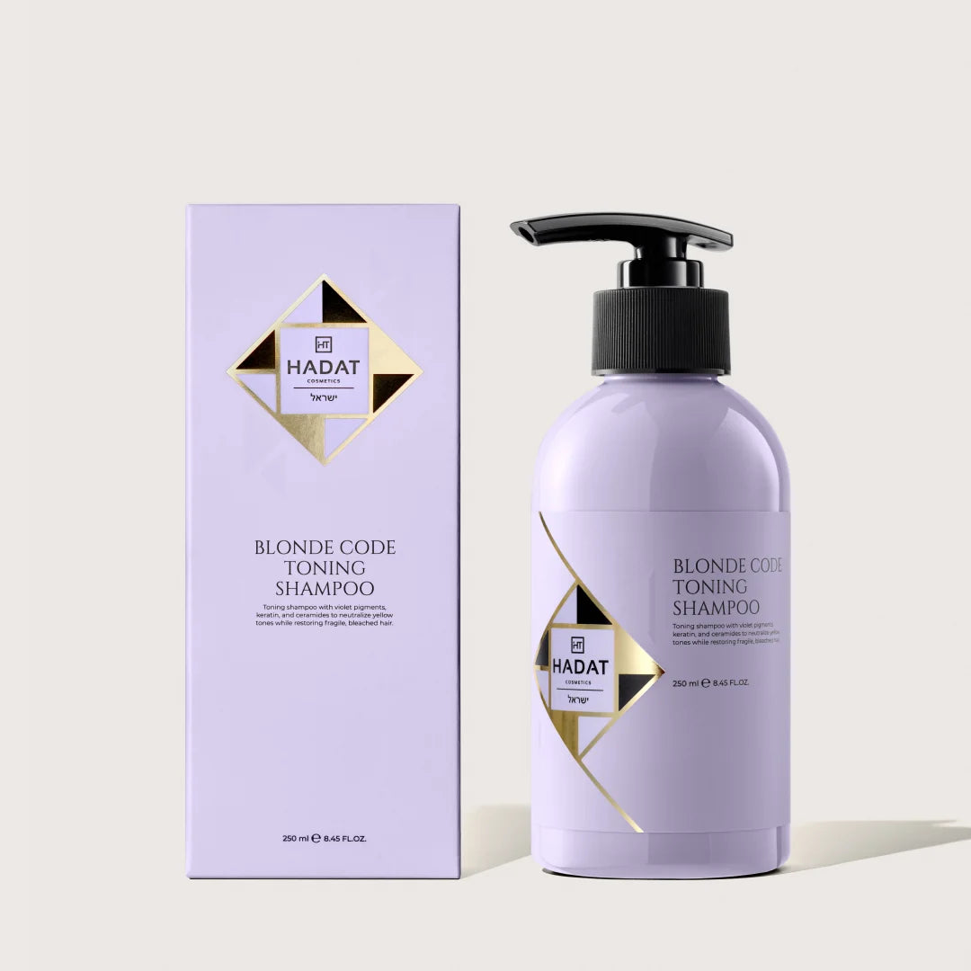 HADAT BLONDE CODE TONING SHAMPOO - shampoing tonifiant pour cheveux blonds, 250 ml