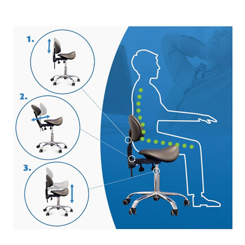 Fauteuil de podologie et de pédicure Giovanni 1004 Blanc