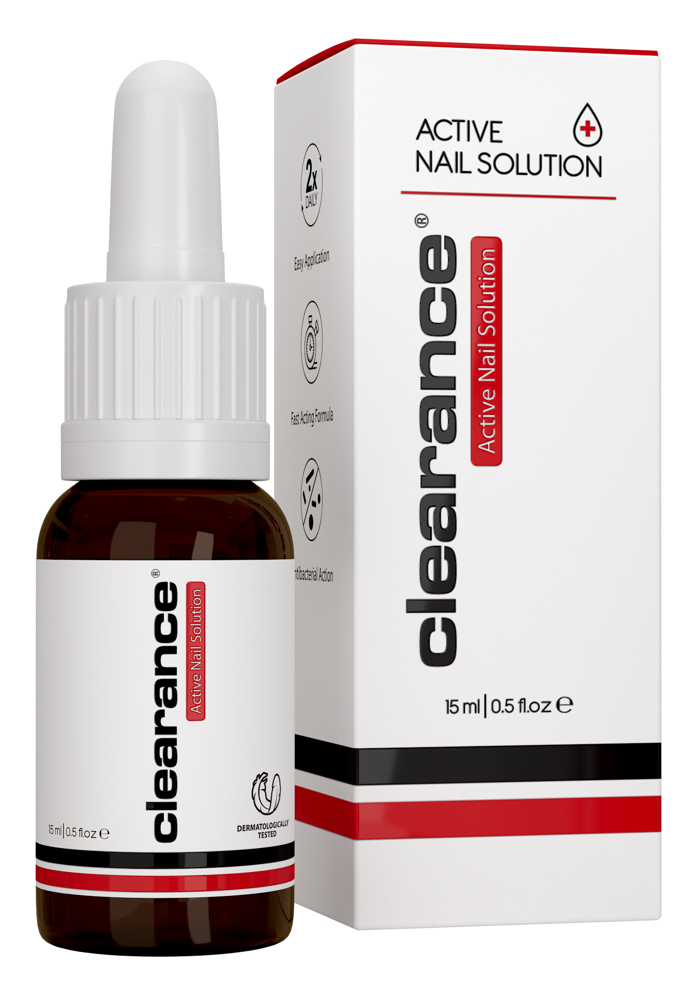 Solution pour ongles Clearance Active, 15 ml