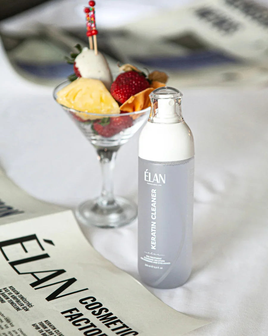 ELAN Fluide fixateur pour la teinture des cils et des sourcils à la kératine et à l'huile de graines de tournesol Colour Fixing Fluid 2.0, gamme professionnelle, 100 ml