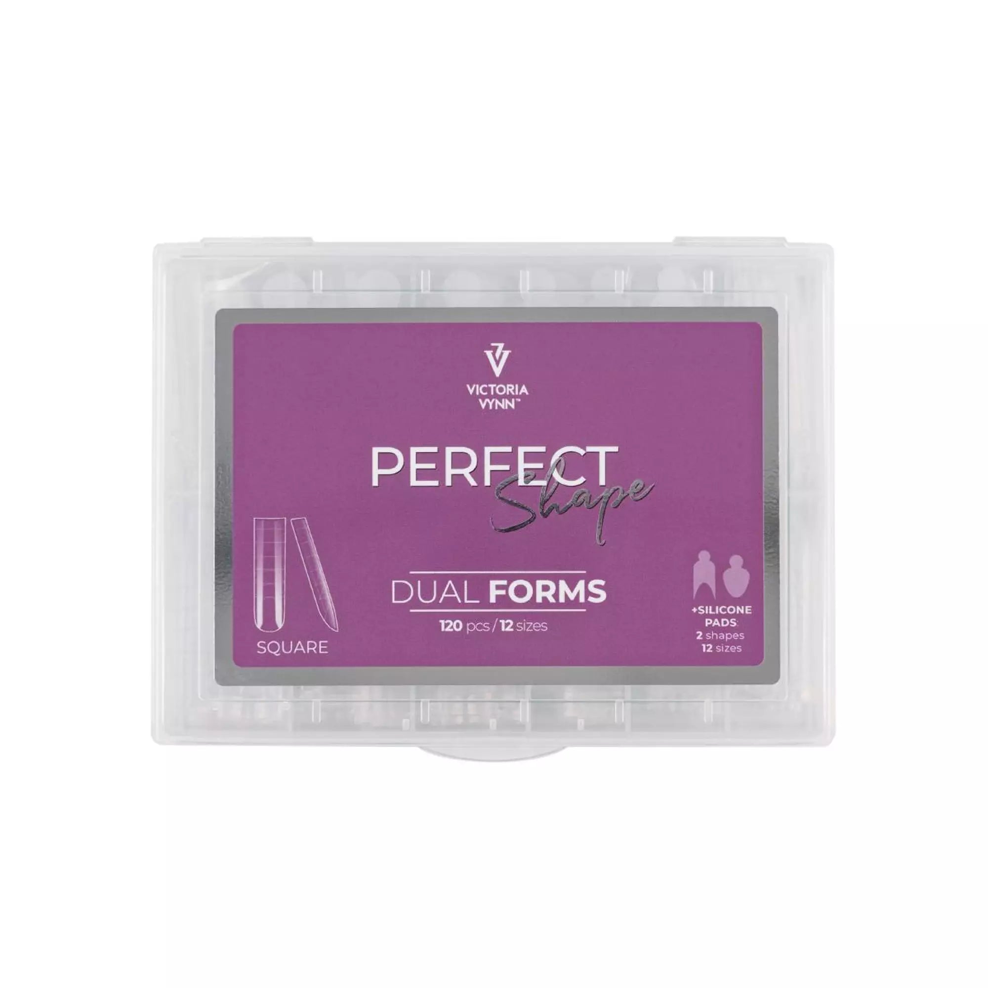 Victoria Vynn - Chablons pour extension d'ongles, forme carrée, 120 g.