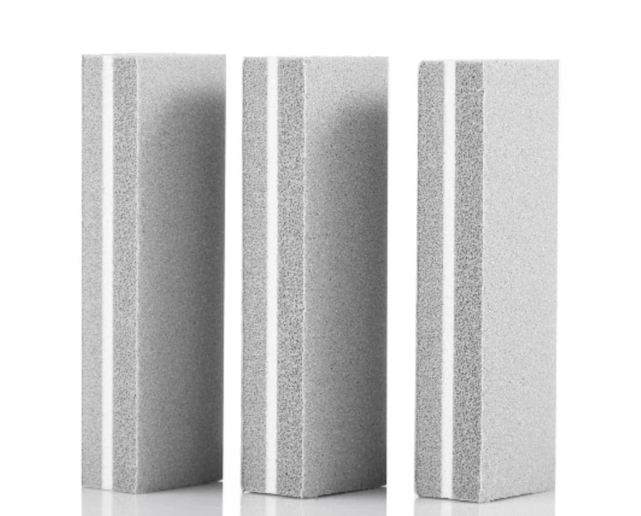 KODI Kit de limes à ongles 150/150, 50 gb, gris