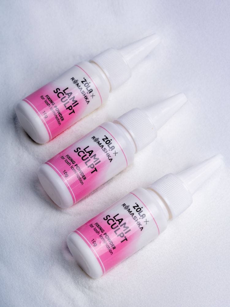 ZOLA Poudre fixatrice pour le laminage des cils LamiSculpt 10 g