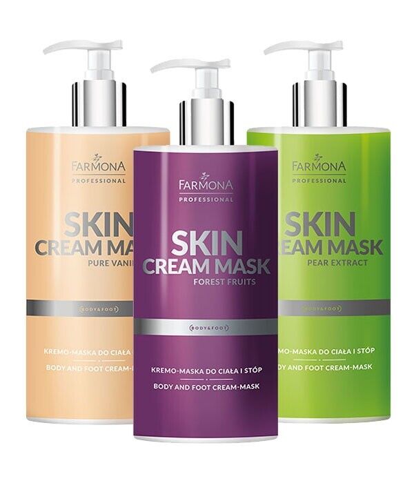 Farmona SKIN CREAM MASK PEAR EXTRACT Crème-masque pour le corps et les jambes 500 ml