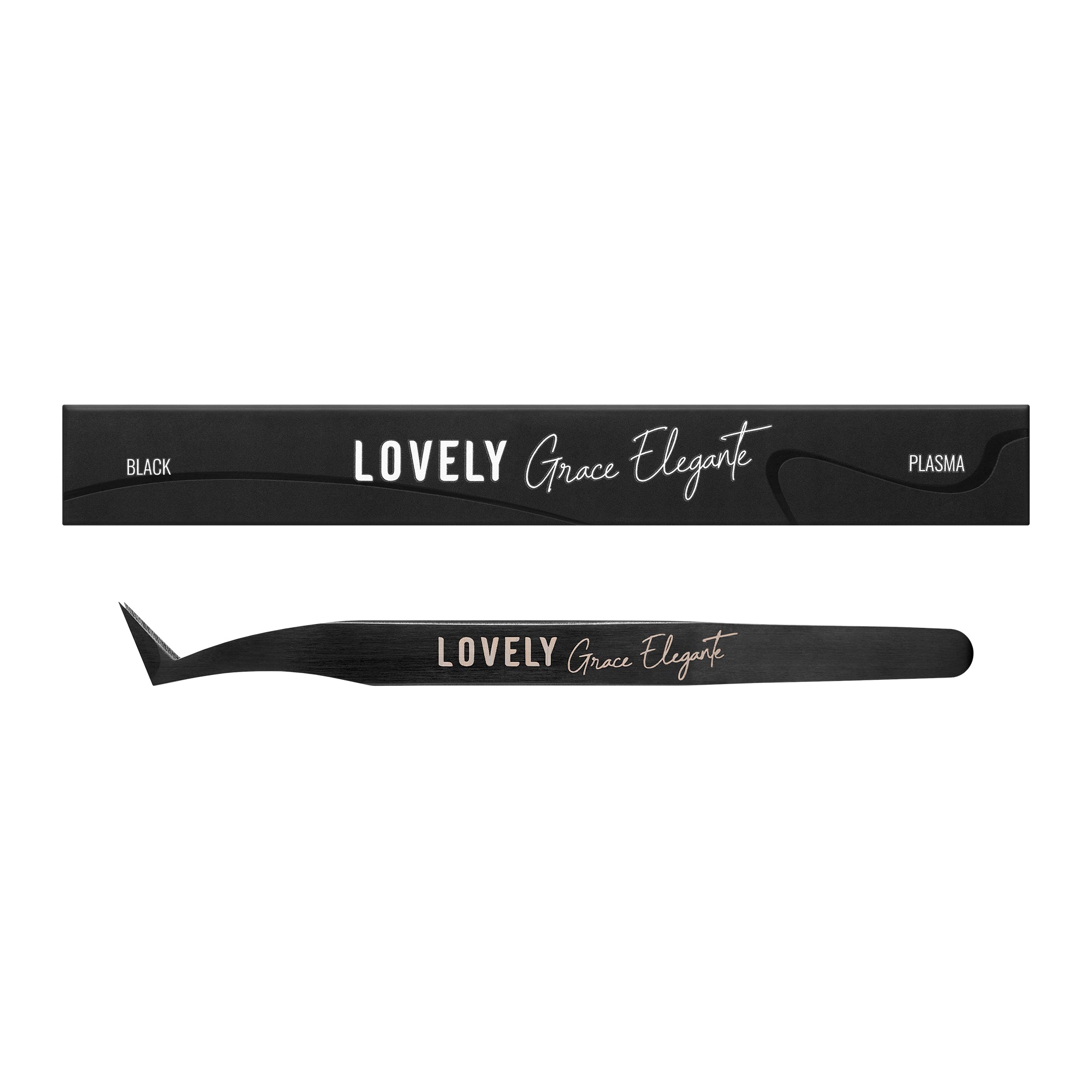 LOVELY Pince à extensions de cils NanoFiber Grace Elegante, Boot