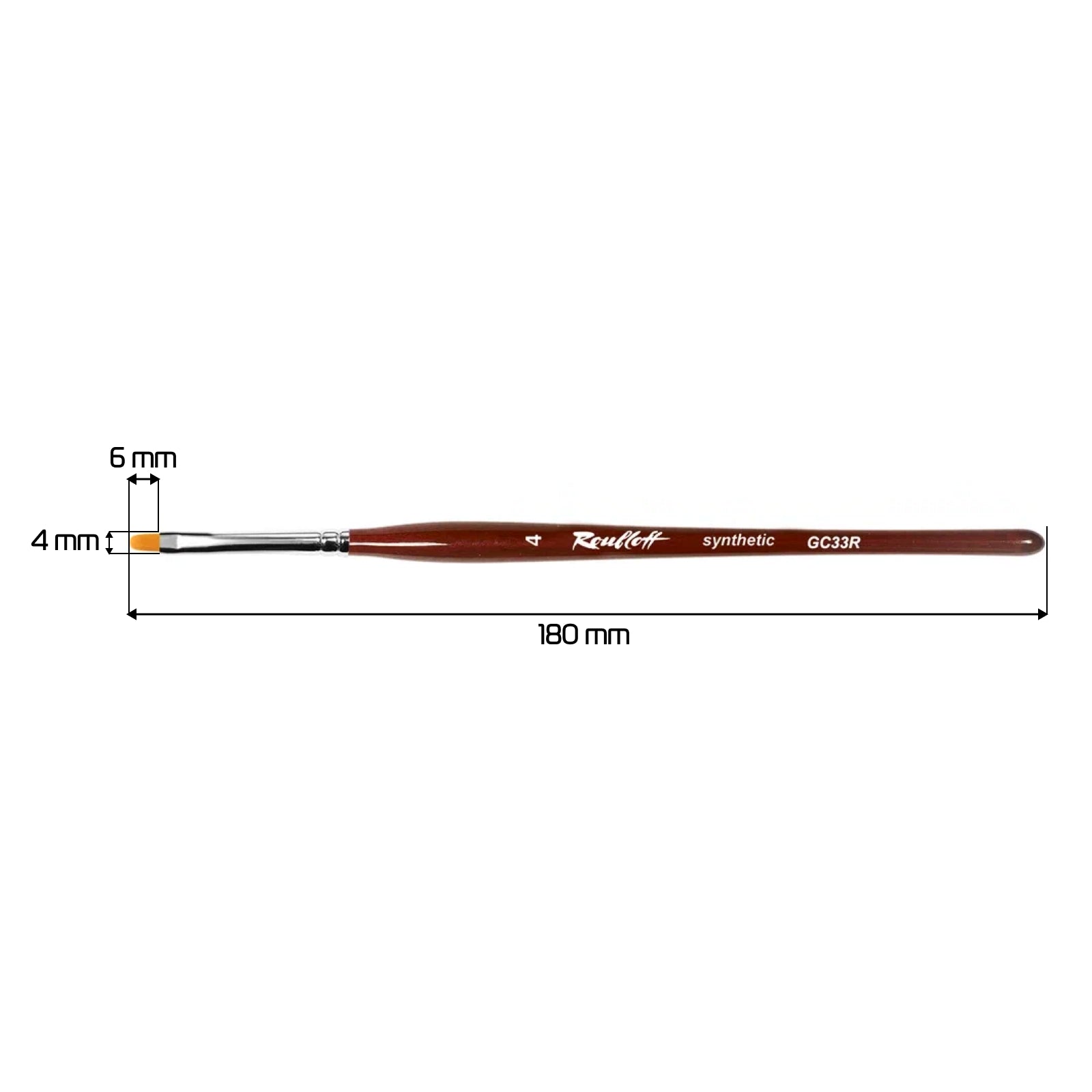 Roubloff, Nail Modeling Brush [GC33R-4]