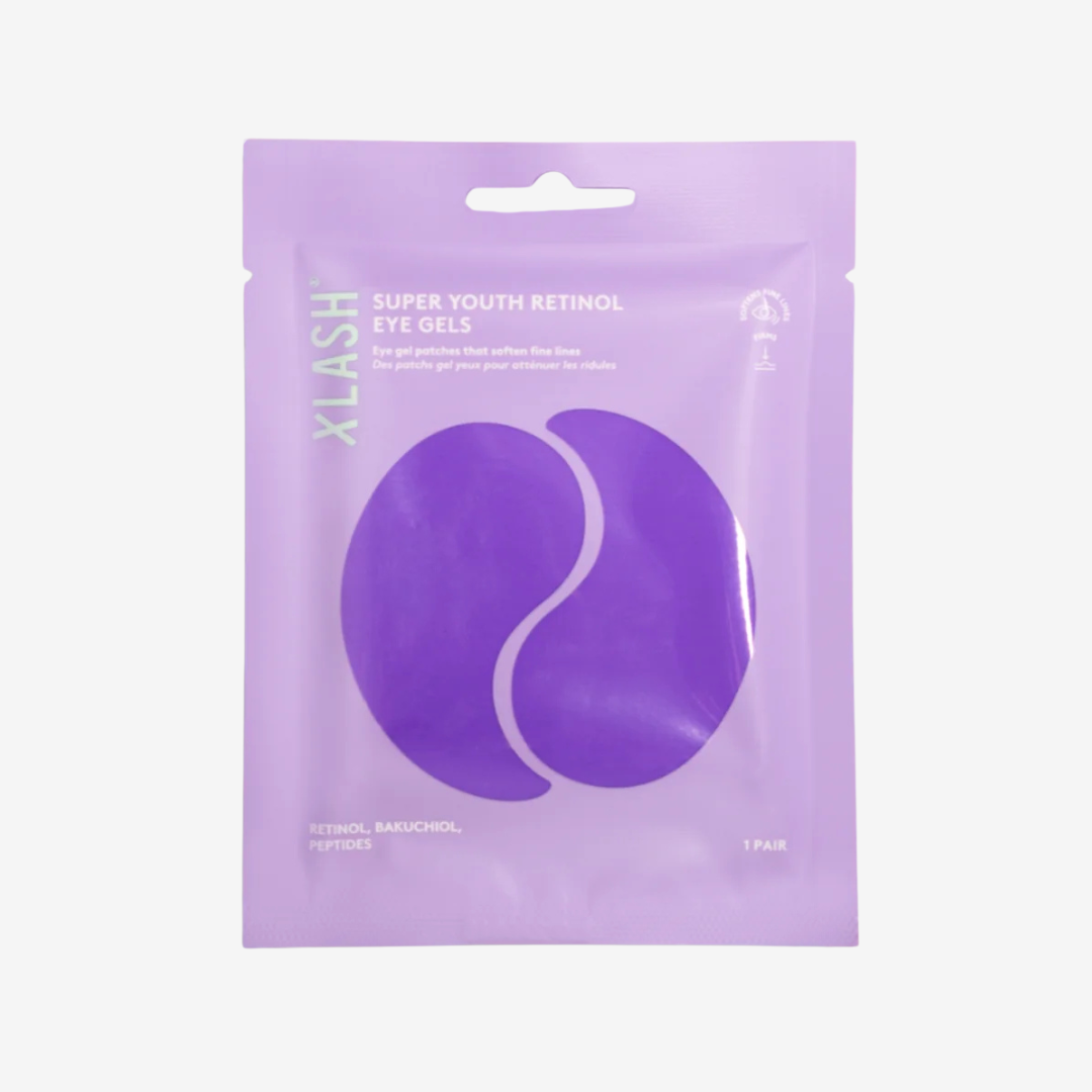 XLASH Super Youth Retinol Eye Gels - patchs hydrogel pour les yeux, 1 paire
