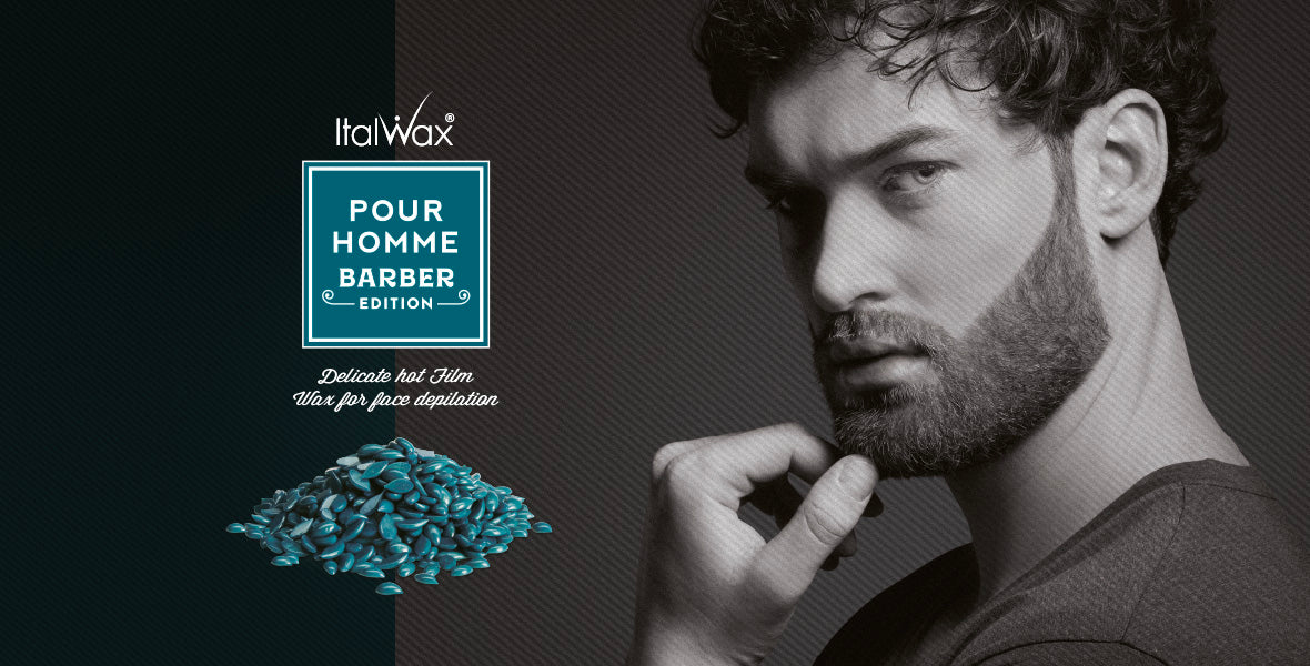 ItalWax Pour Homme [BARBER EDITION] Film Wax for Men 100 g