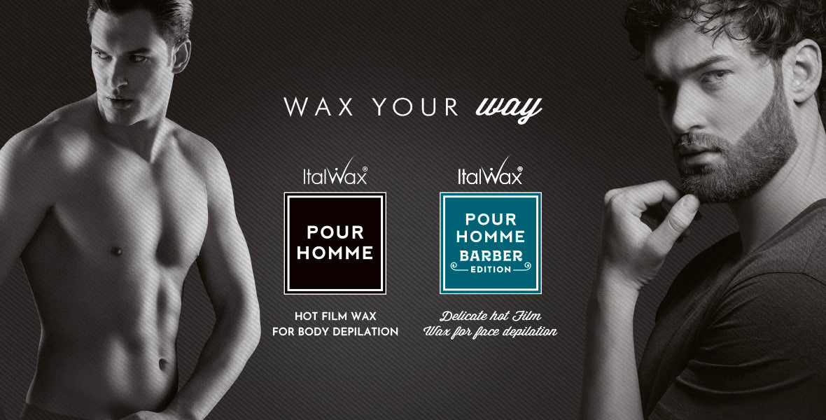ItalWax Pour Homme [BARBER EDITION] Film Wax for Men 100 g