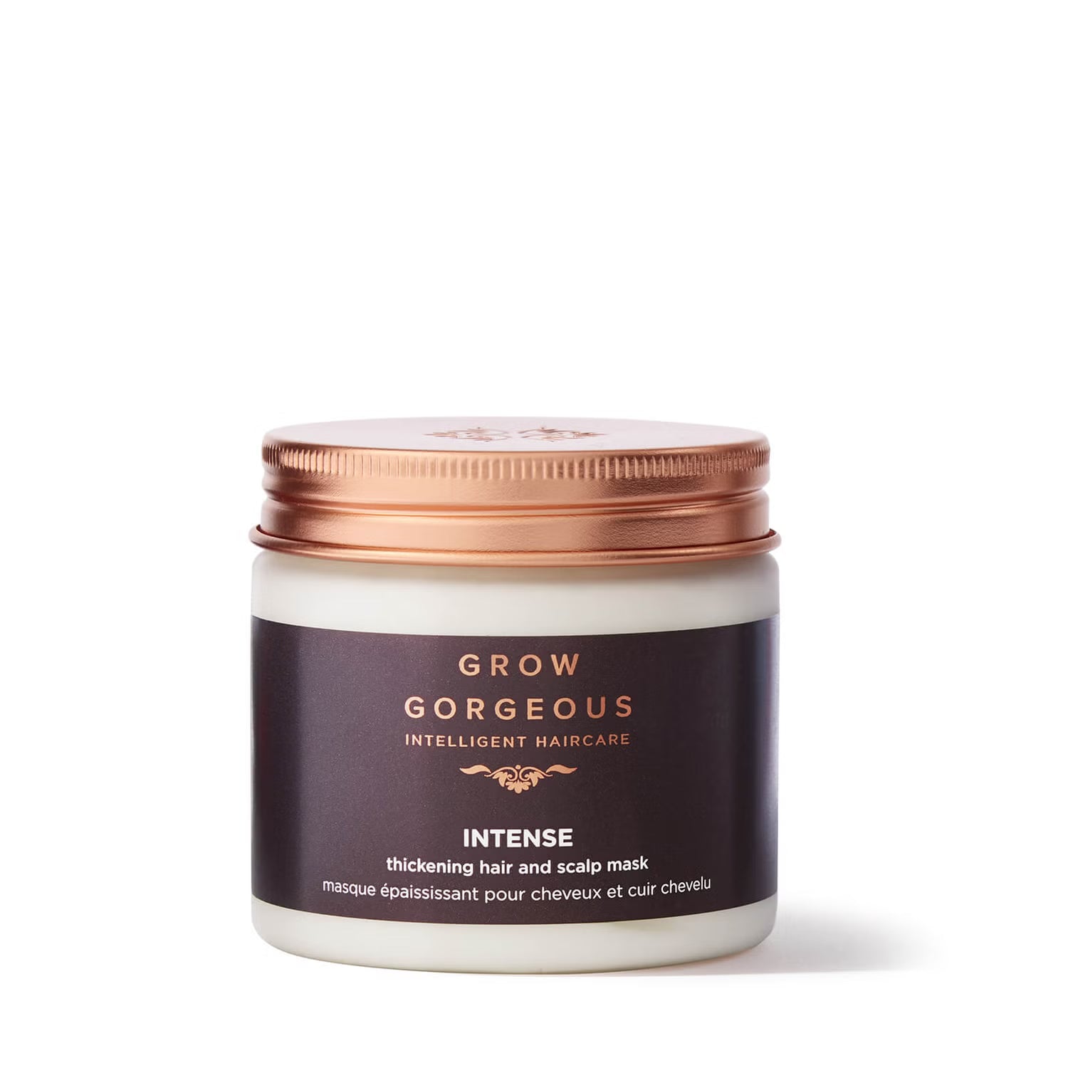 GROW GORGEOUS Masque intensif épaississant pour les cheveux et le cuir chevelu - Masque intensif pour plus de volume, 200 ml