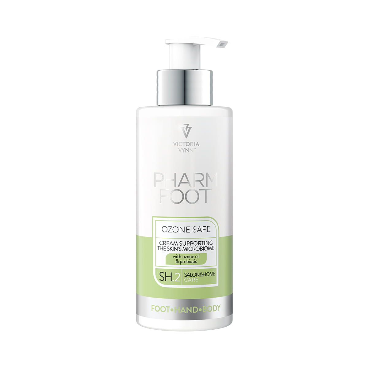 PHARM FOOT Crème favorisant l'équilibre du microbiome cutané à l'huile d'olive ozonée et aux probiotiques, OZONE SAFE 250 ml