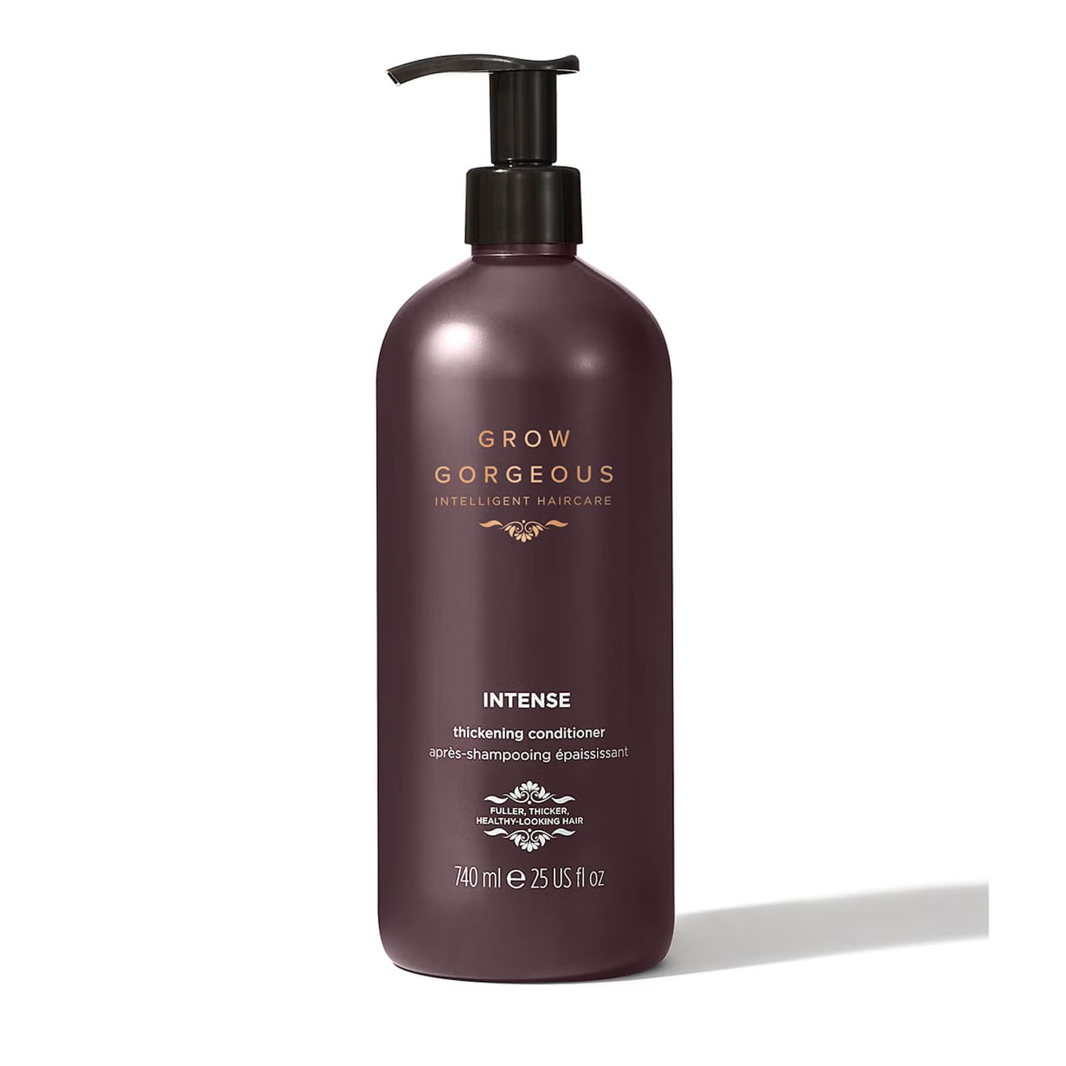 GROW GORGEOUS Après-shampooing épaississant intense, grand format - Après-shampooing pour cheveux épais, 740 ml