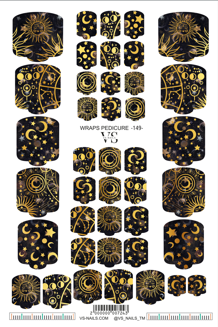 VS NAILS Bandes de pédicure n° 149
