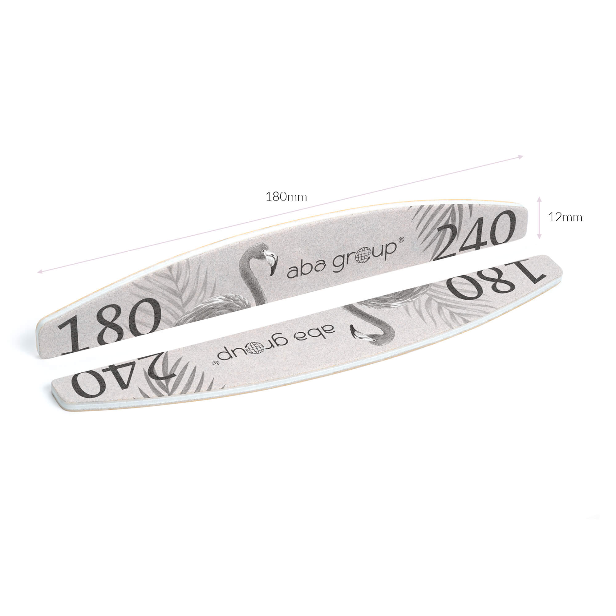 Lime à ongles ABA demi-lune 180/240 - 1 pièce