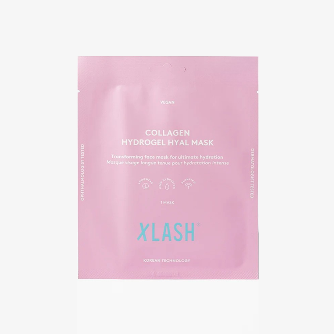 XLASH Collagen Hydrogel Hyal Mask - masque à l'hydrogel de collagène et à l'acide hyaluronique, 1 gb
