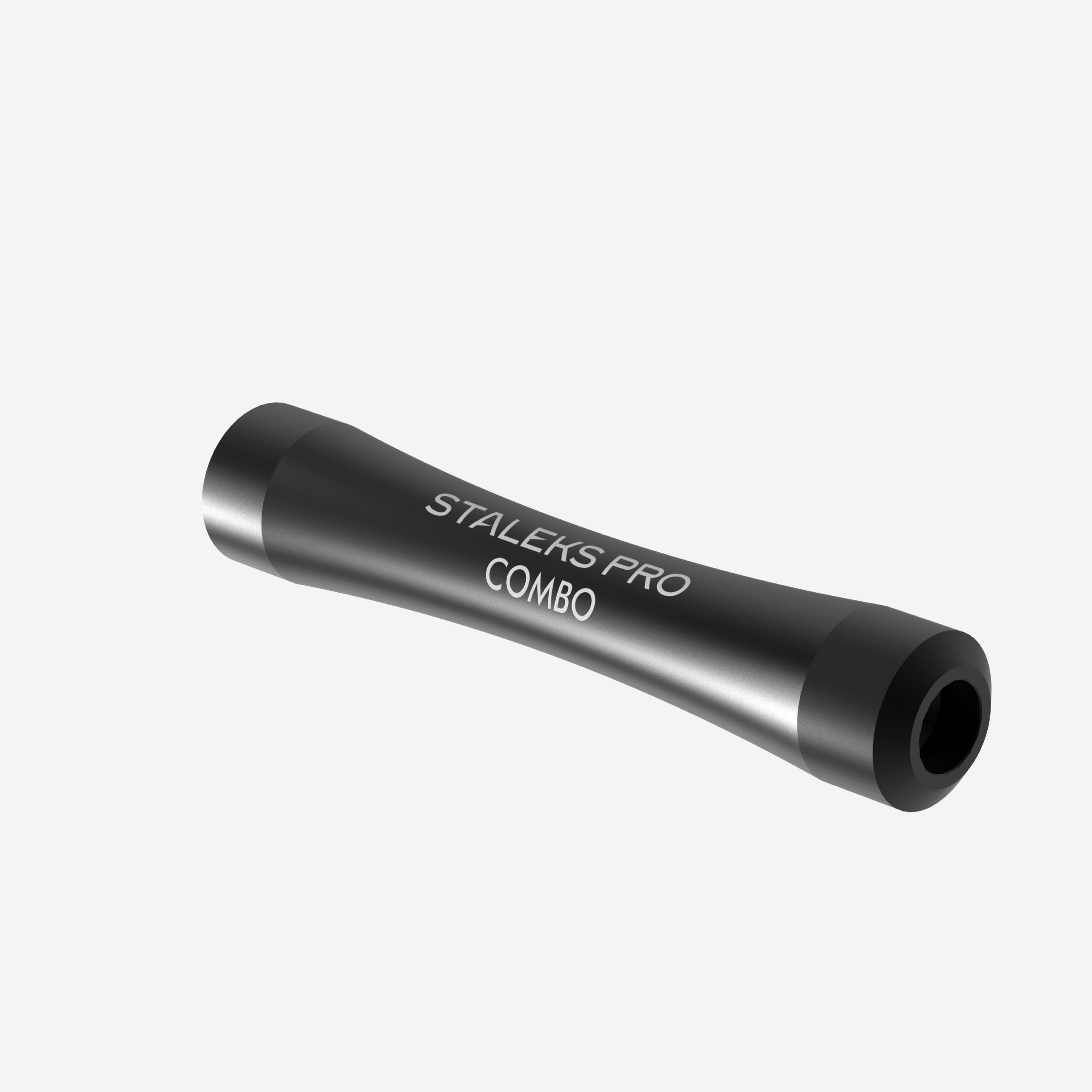 Poignée de poussoir STALEKS Combo UNIQ pour têtes interchangeables, noire [HPQ-10B]