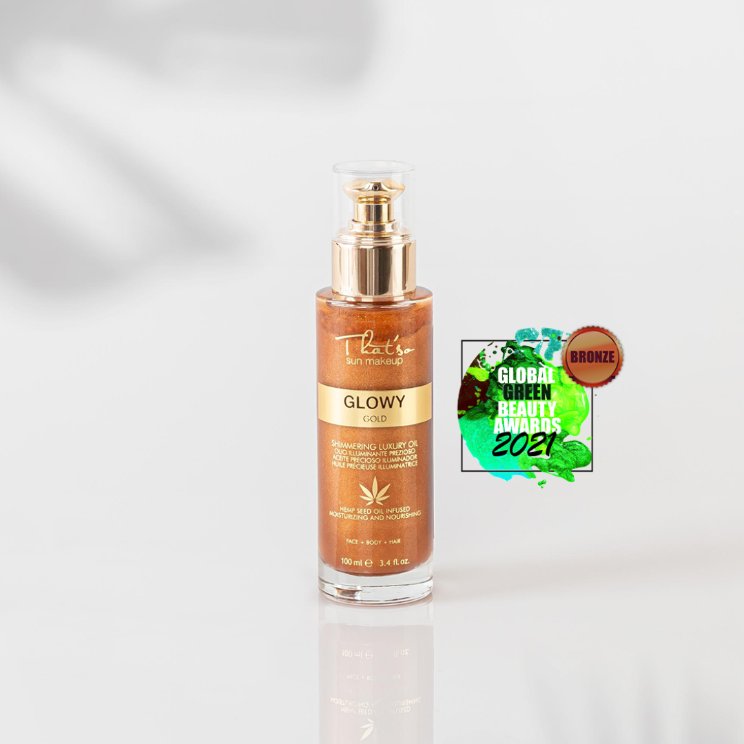 THAT'SO Glowy Gold Huile sèche pour le corps, 100 ml