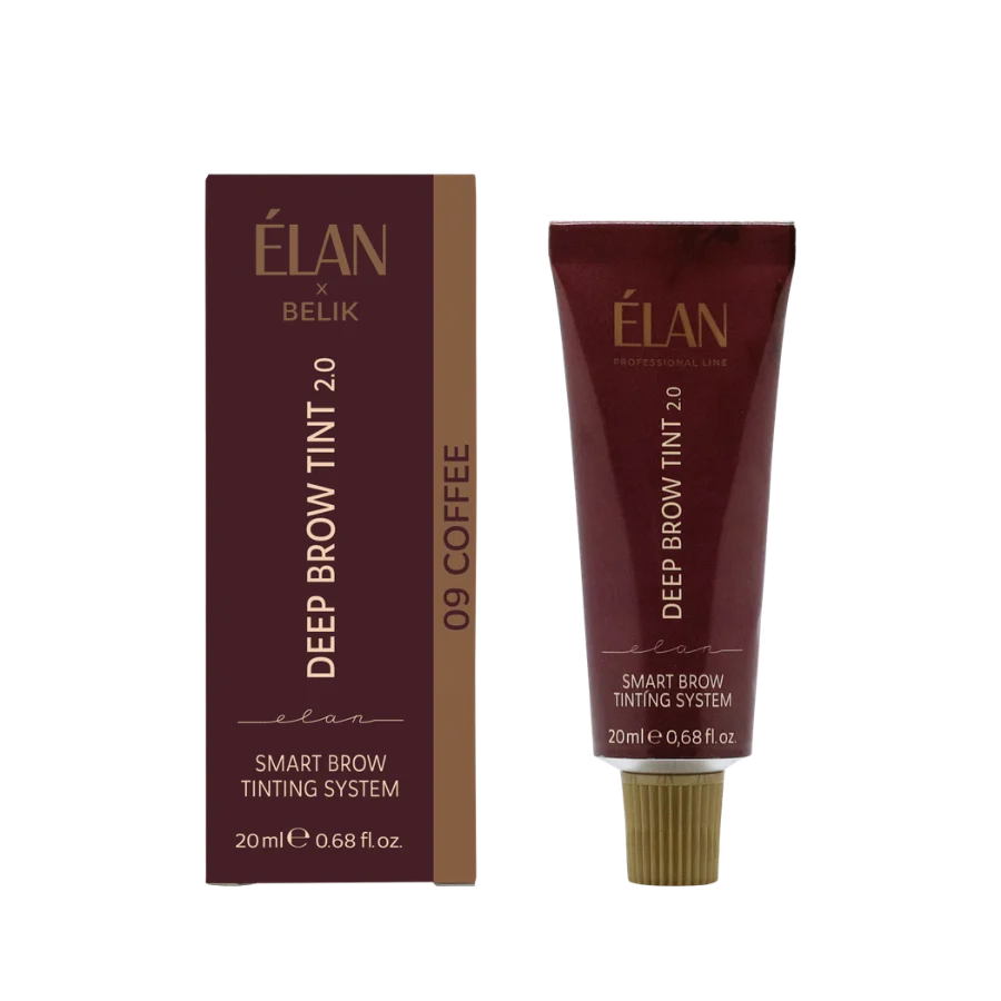 Elan Long-Lasting Eyebrow Tint “DEEP BROW TINT,” 2.0 08 CHOCO Natural Brown 20 ml