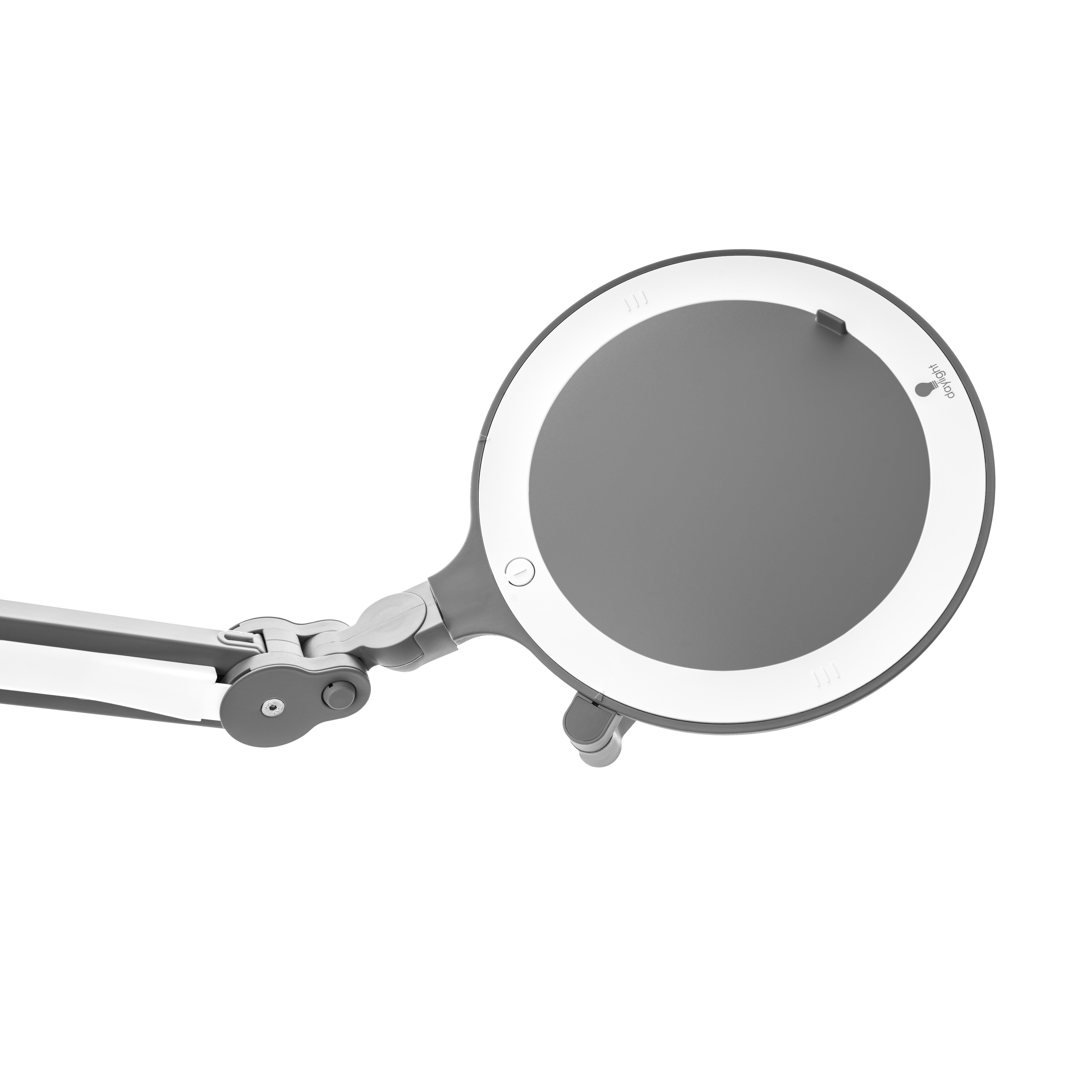 Daylight table and floor LED lamp - with 2 magnifiers [iQ Magnifier]