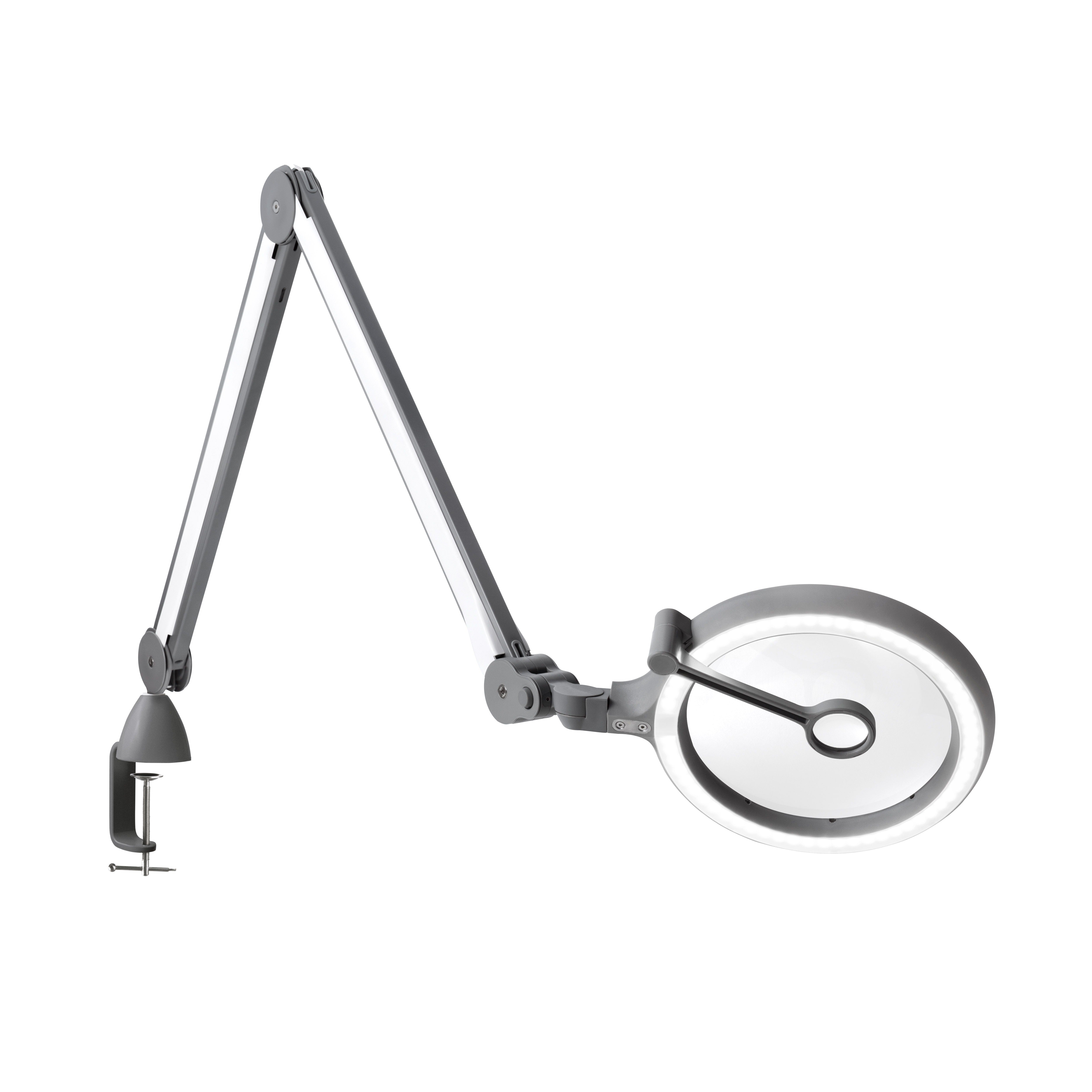 Lampe LED de table et de sol Daylight - avec 2 loupes [iQ Magnifier]