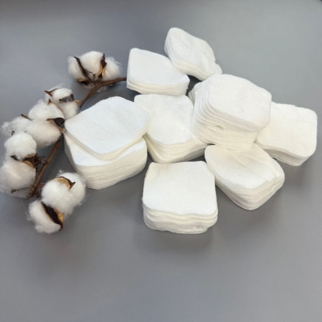Disques de ouate PW, carrés, 500 g