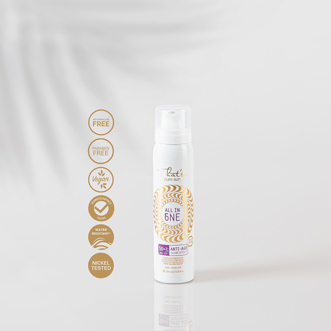 THAT'SO Anti-âge SPF50+ Mousse solaire, 100 ml