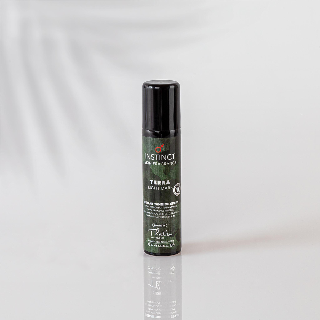 THAT'SO Man Instinct Terra Spray autobronzant pour hommes – EXTRA DARK, 75 ml