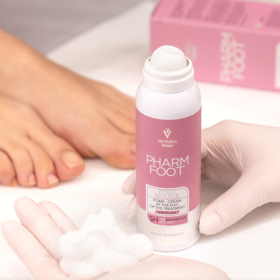 PHARM FOOT Mousse-crème à 5 % d'urée, FOOT MOUSSE 105 ml