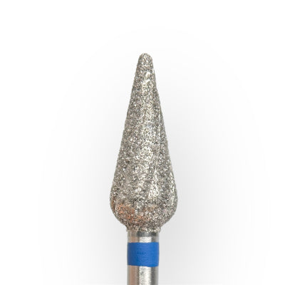 Fraise diamantée KMIZ à flamme rainurée bleue 050 [118660]
