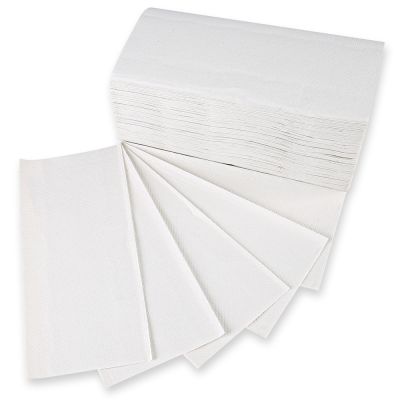 Paper hand towels, 2-ply | recycled paper, V/ZZ-fold, 25cm x 23cm