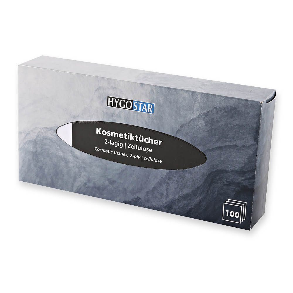 Lingettes cosmétiques Hygostar, 100 pièces