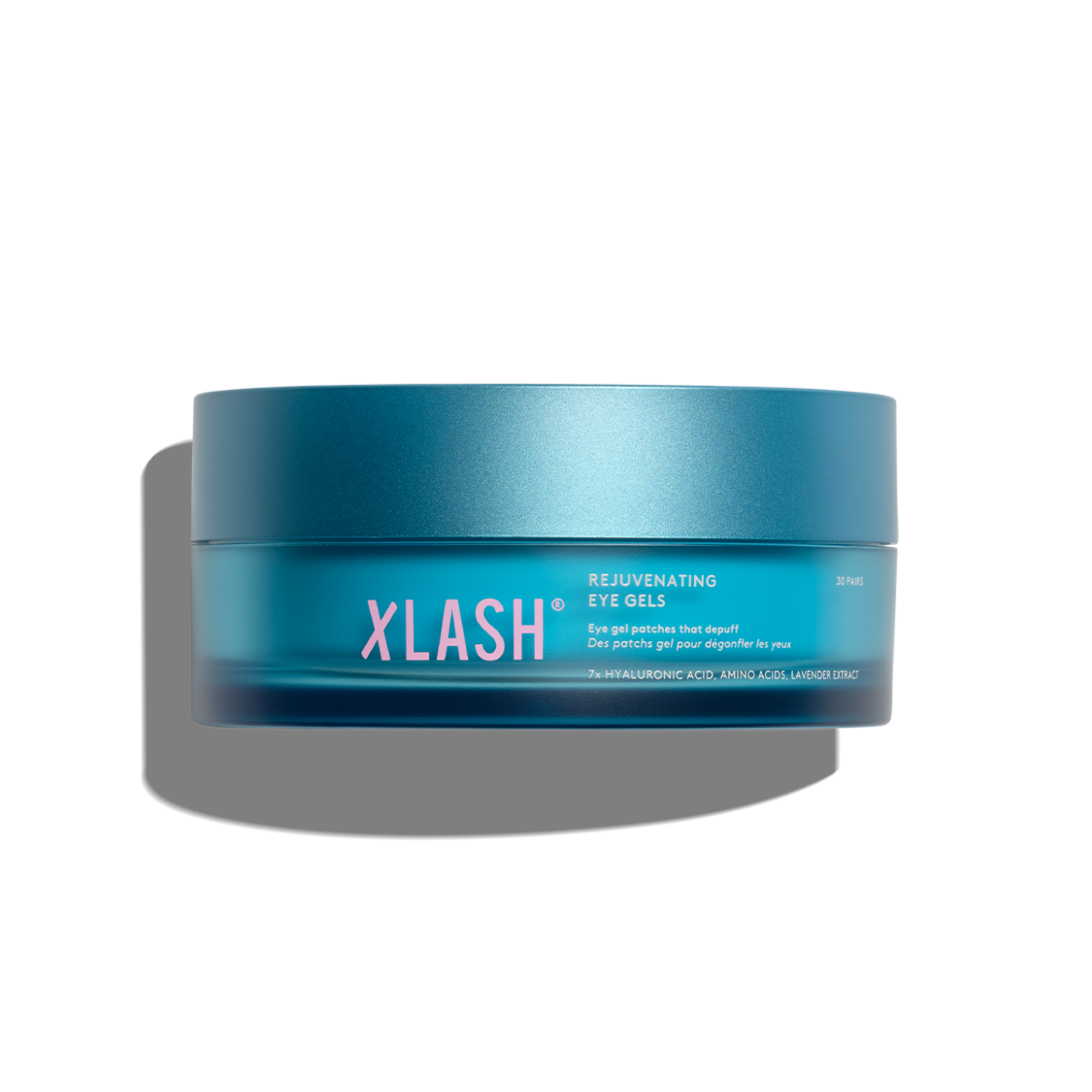 XLASH - Patchs rajeunissants pour les yeux (gels hydrogel), 60 pièces