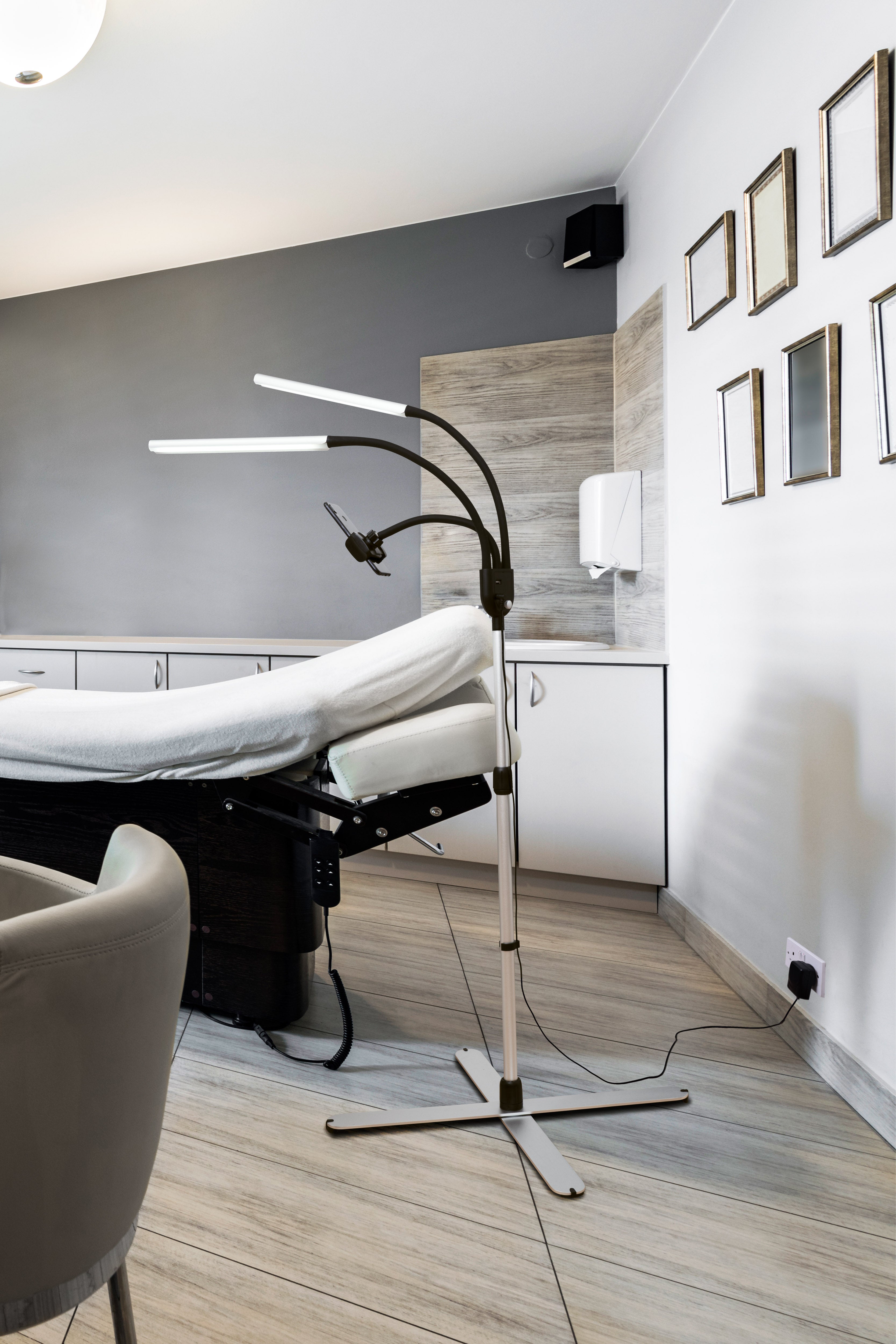 Lampe LED Daylight - Lampe de sol à 2 panneaux pour professionnels [Gemini Floor]