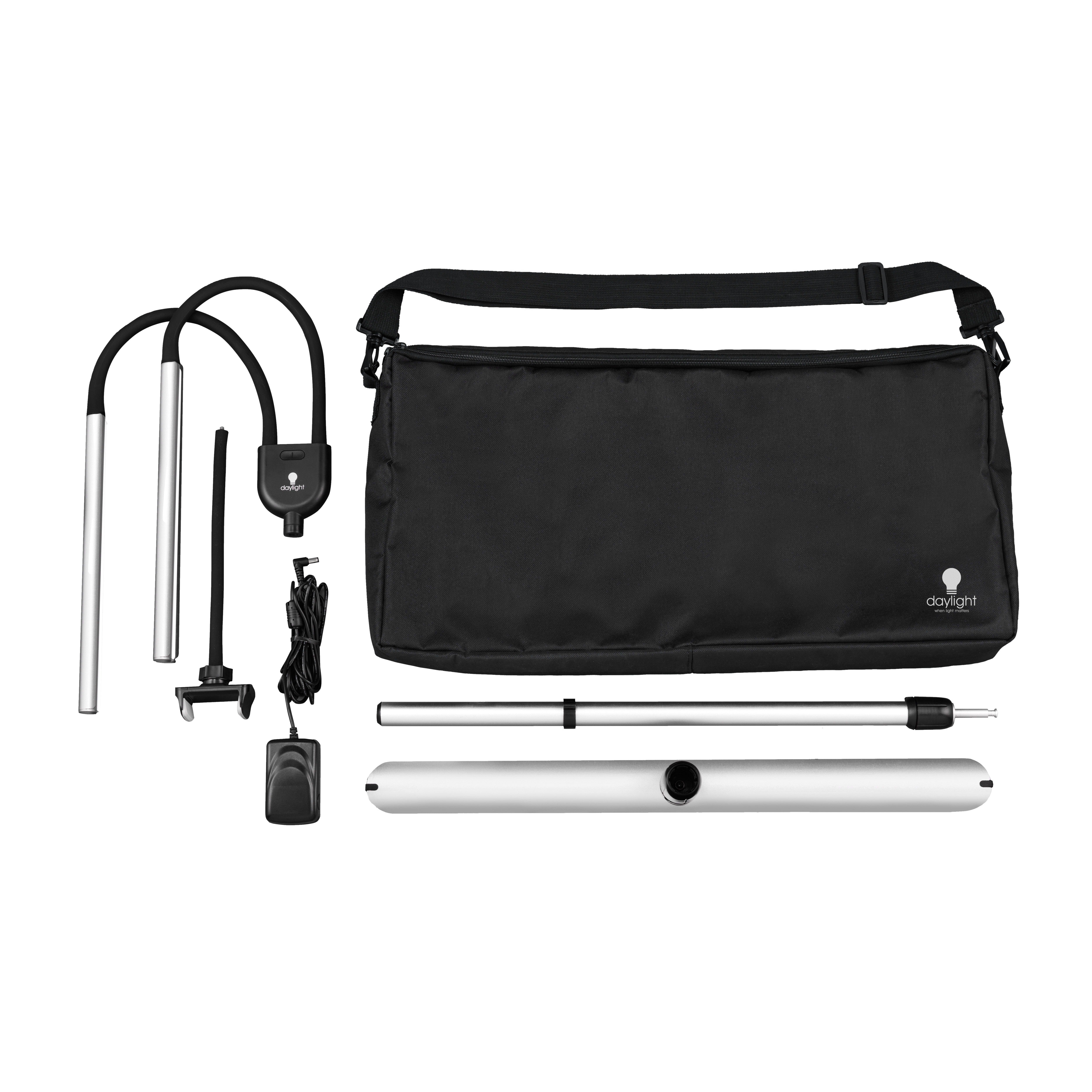 Lampe LED Daylight - Lampe de sol à 2 panneaux pour professionnels [Gemini Floor]