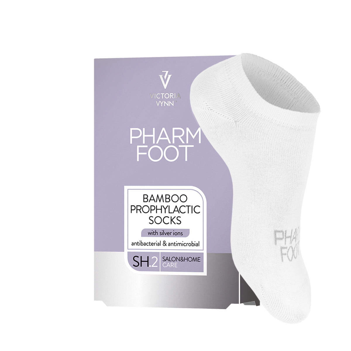 CHAUSSETTES PRÉVENTIVES PHARM FOOT BAMBOO aux ions d'argent, 35-38 cm