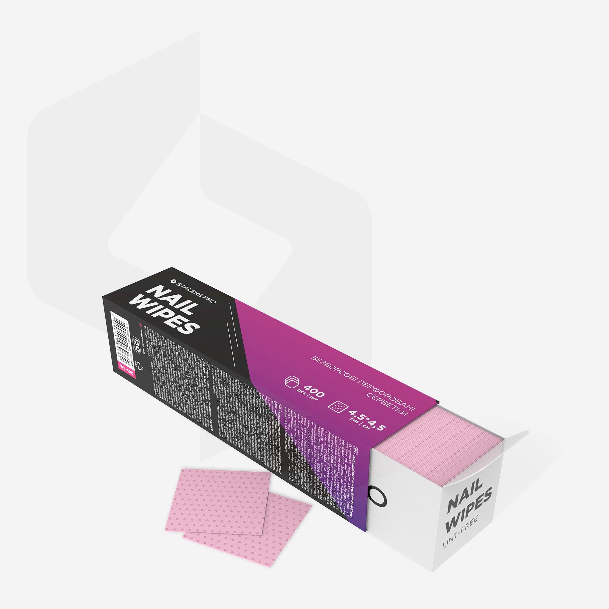 STALEKS Lingettes sans fibres EXPERT 400 g [WE-400]