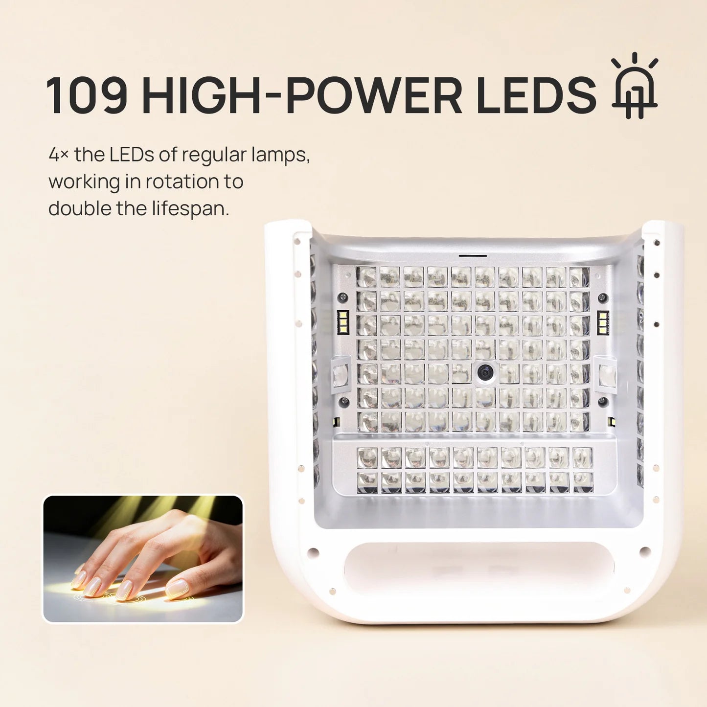 ONAIL AI LED Nail Lamp, purple
