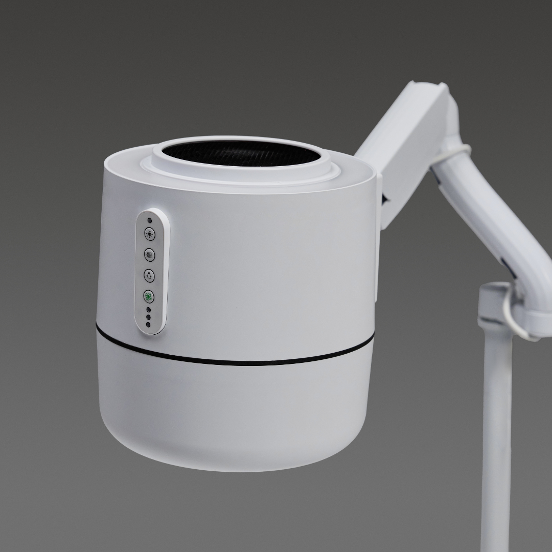 Aspirateur 4BLANC Maestro avec fixation de table et éclairage LED