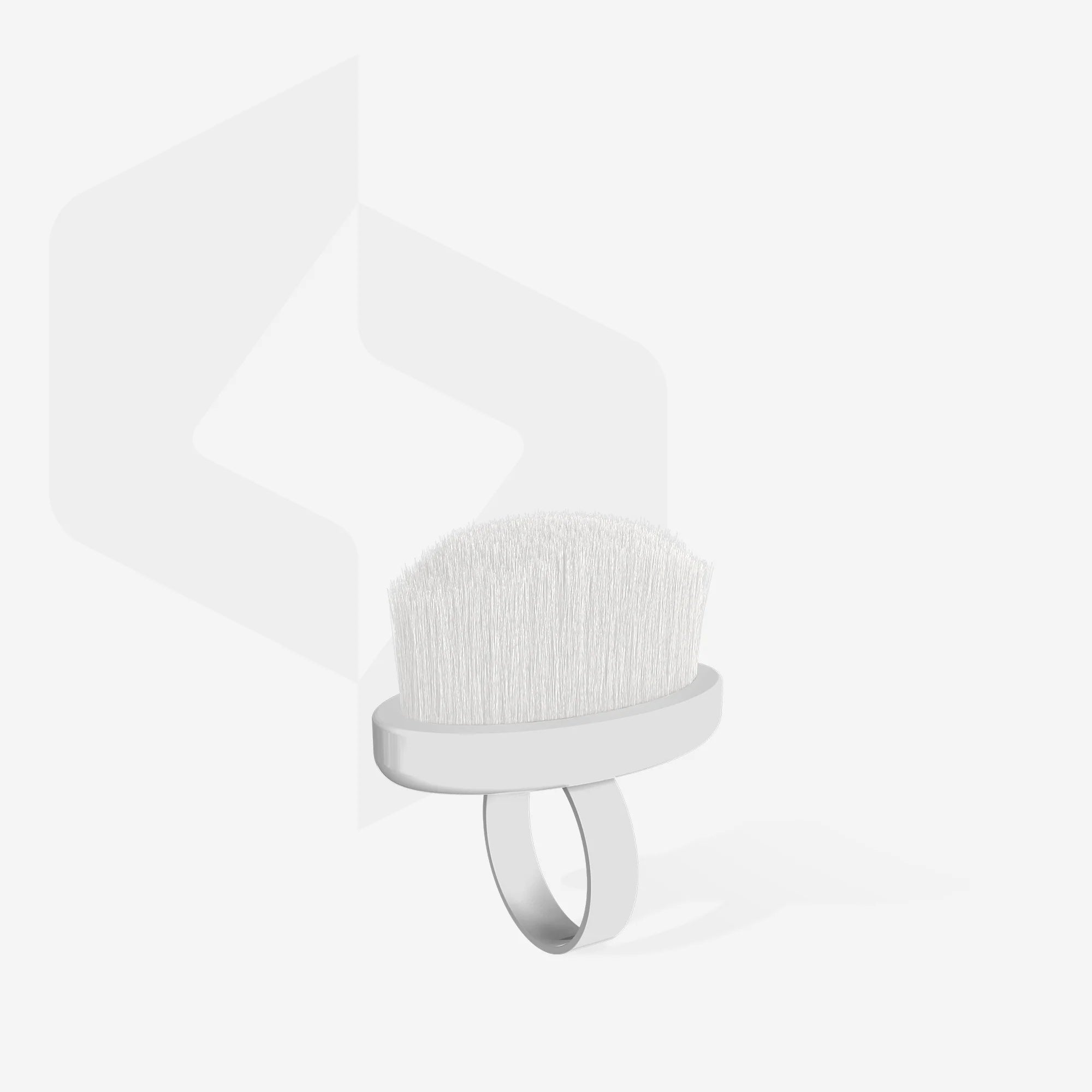 STALEKS Bague de manucure avec brosse à poussière EXPERT, lot de 10 [DBE-03-10]