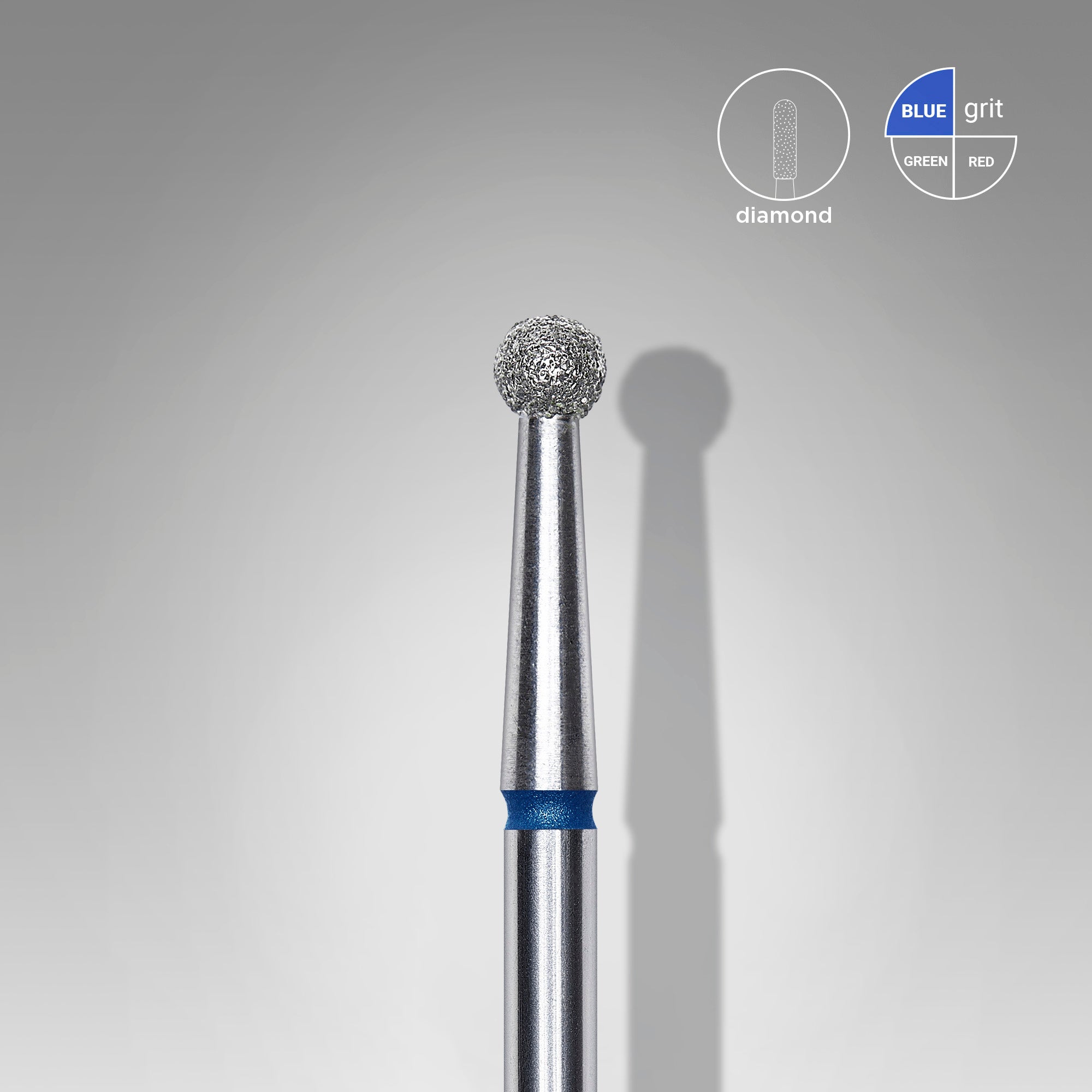 STALEKS Fraise boule bleue, diamètre 2,7 mm [FA01B027]