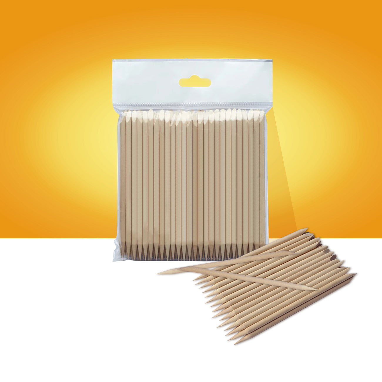 STALEKS Bâtonnets pour cuticules 11 cm - 100 pièces [DOS-30/100]