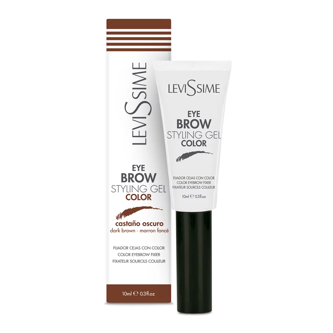 Levissime, Eye Brow Styling Gel Dark Brown - Eyebrow Styling Gel, Dark Brown, 10 ml [4703]
