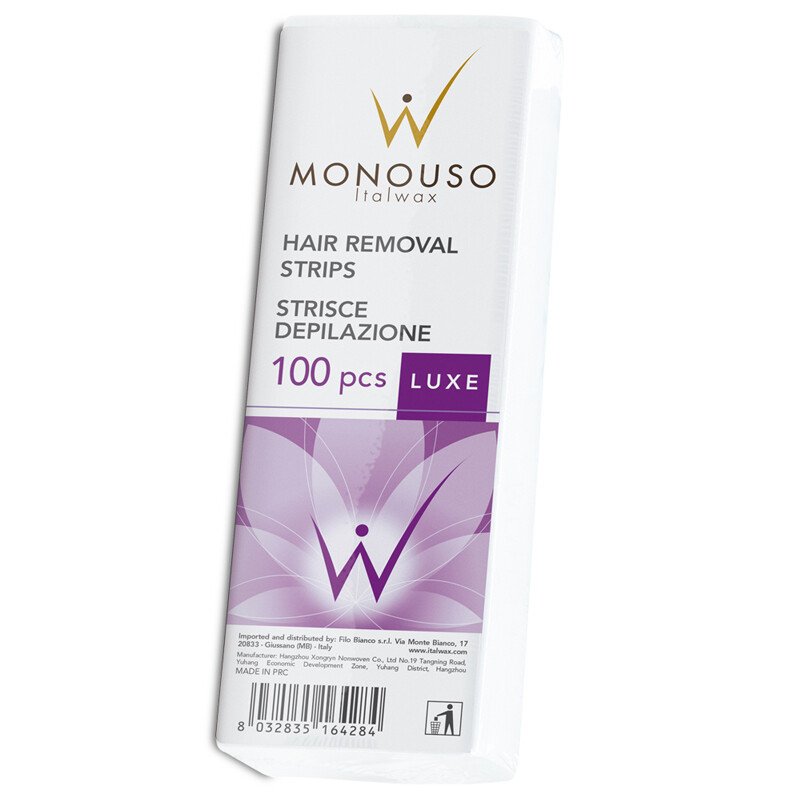 ItalWax Hair Removal Strips 7x20 cm LUX 90 gsm, 100 pcs.