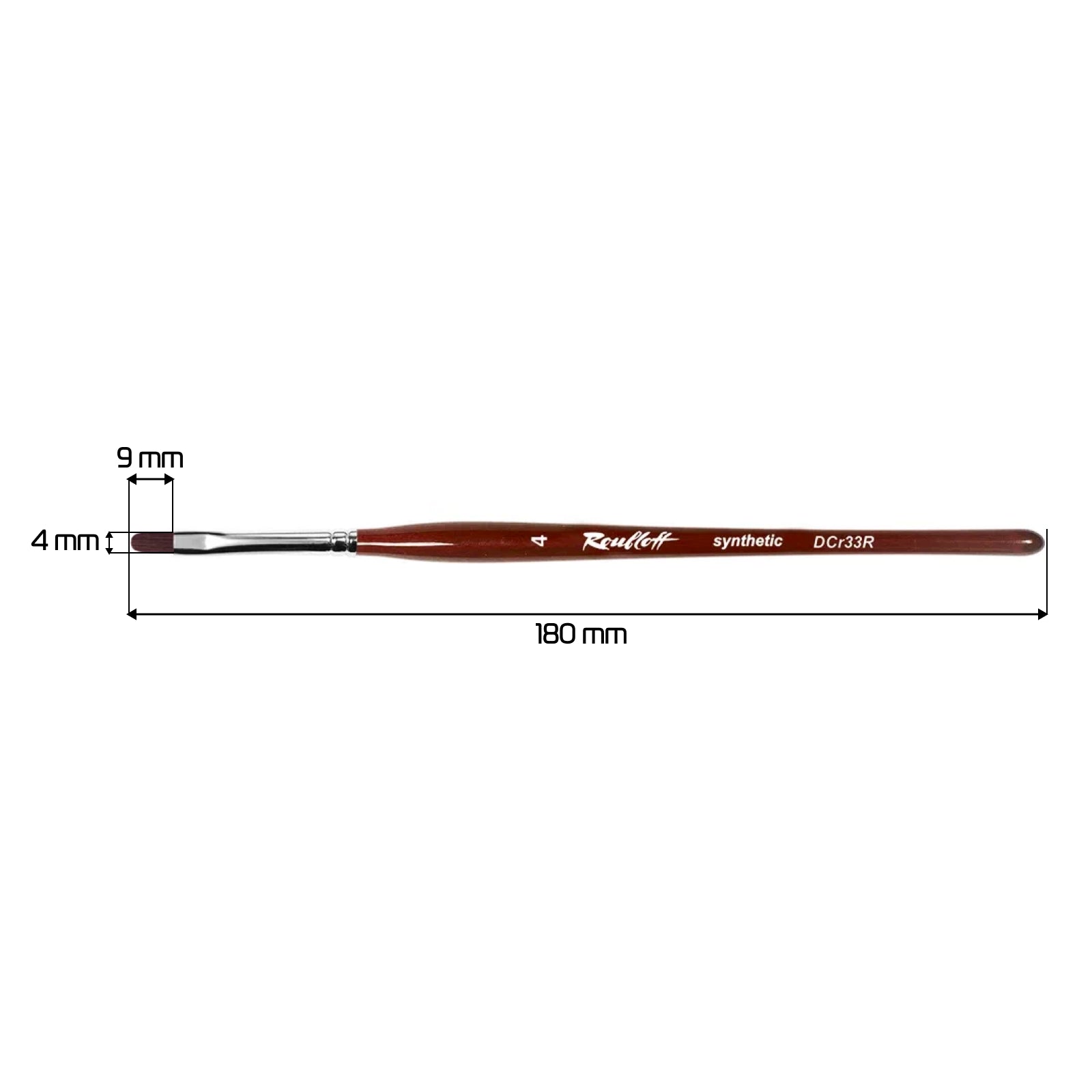 Roubloff, Oval Nail Art Brush [DCr33R- 4]