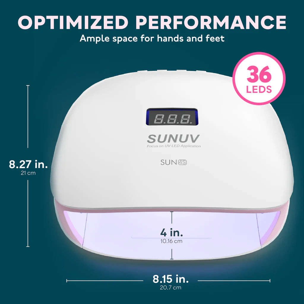 Lampe de table UV/LED rose SUN4S avec fonction Smart 2.0