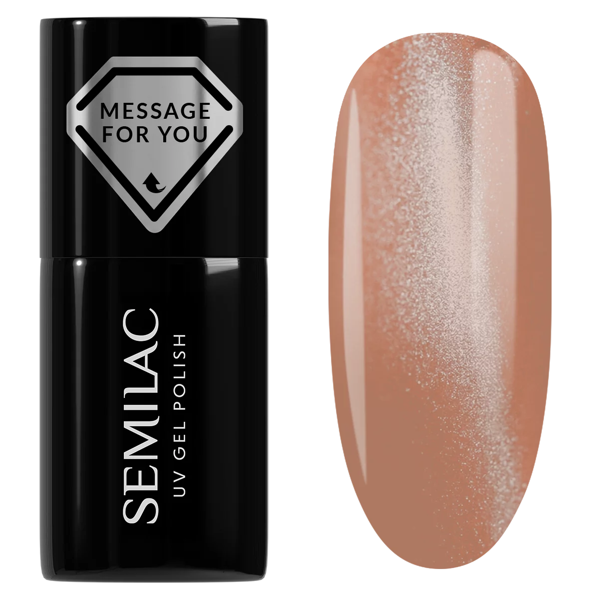 733 Vernis gel UV Semilac « Creamy Praline Gloss » 7 ml