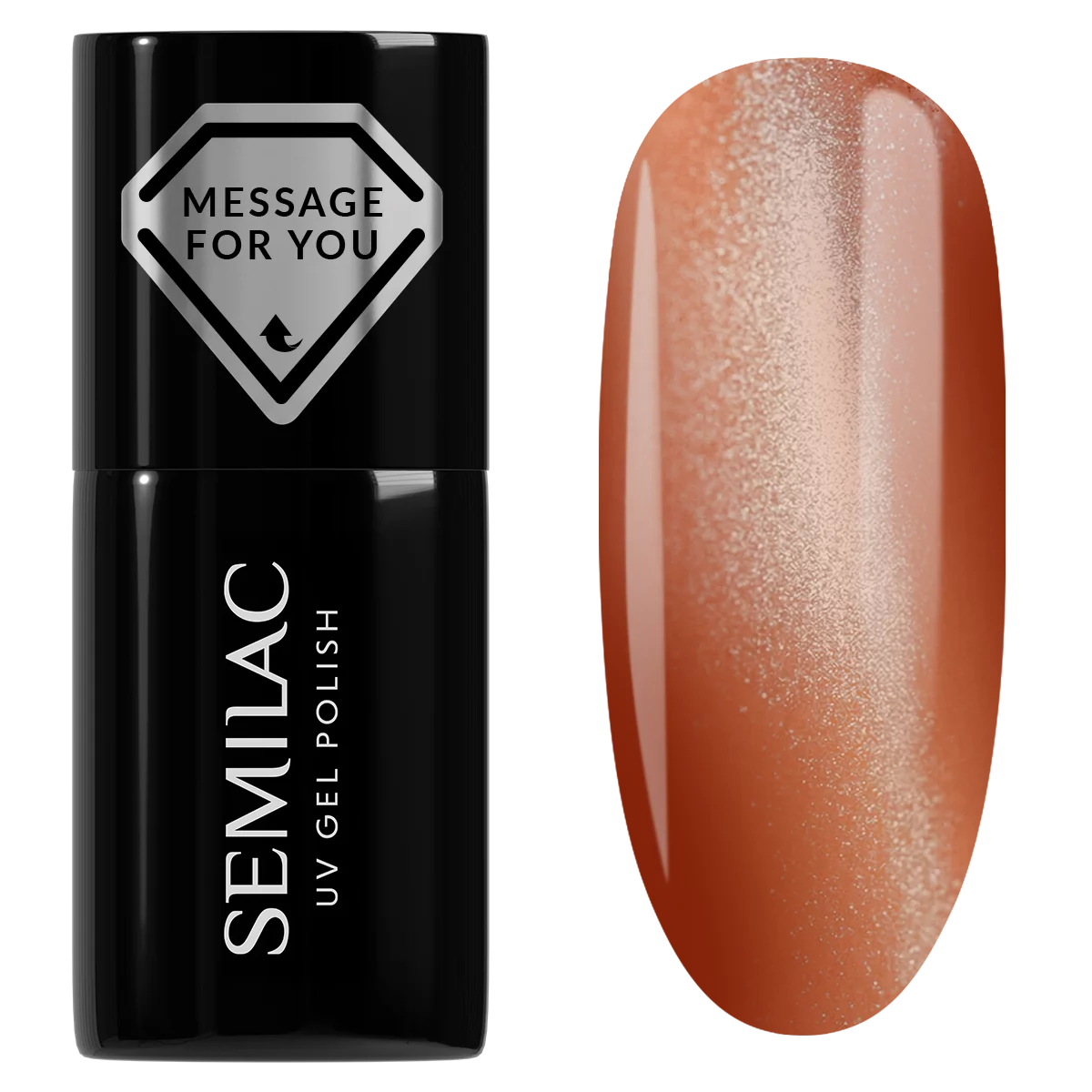 734 Vernis gel UV Semilac « Toffee Jelly Gloss » 7 ml
