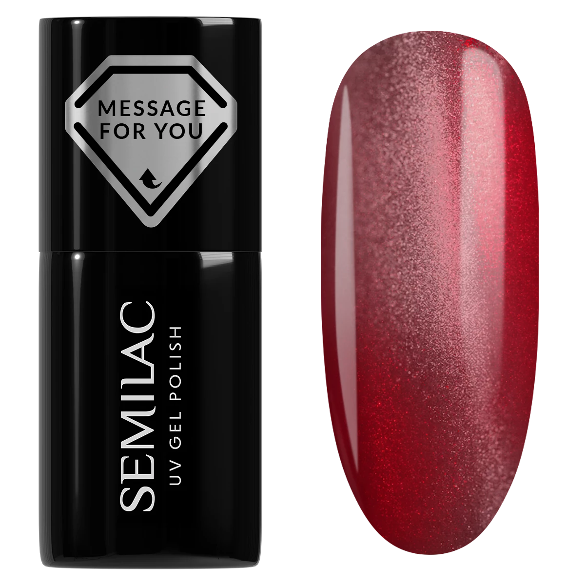 736 Vernis gel UV Semilac Crimson Jelly Gloss 7 ml