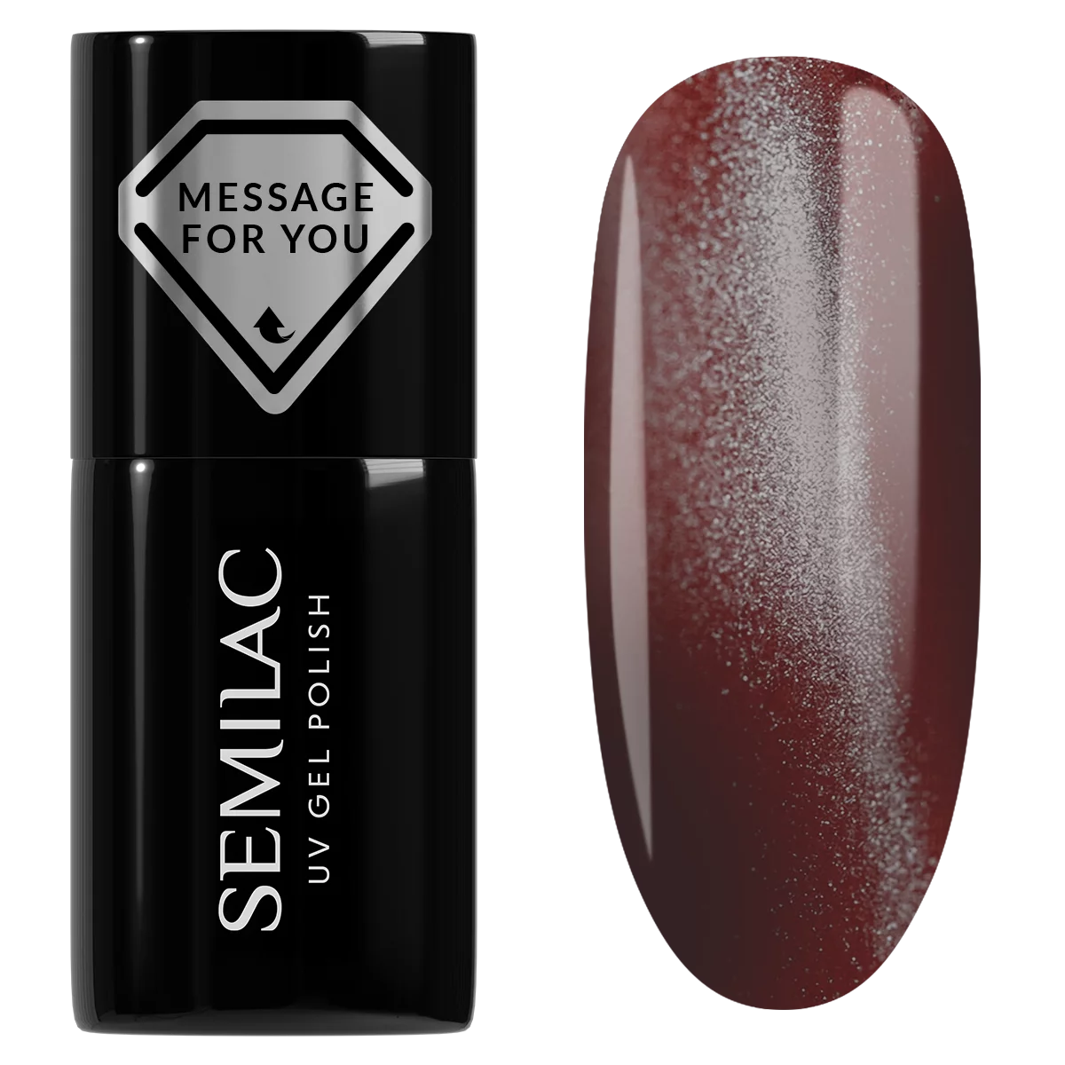 738 Semilac Vernis gel UV Cherry Choco Jelly Gloss 7 ml