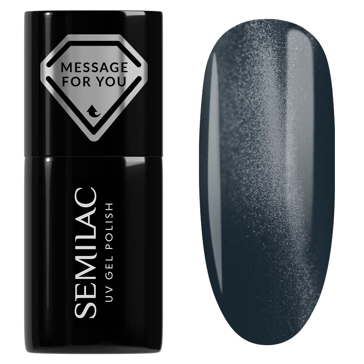 739 Semilac UV Gel Polish Teal Jelly Gloss 7 ml